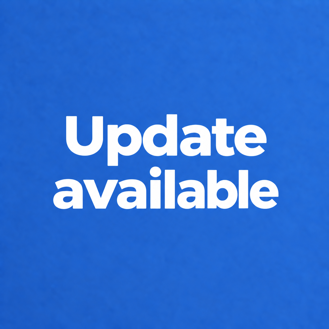 A new update is now available !